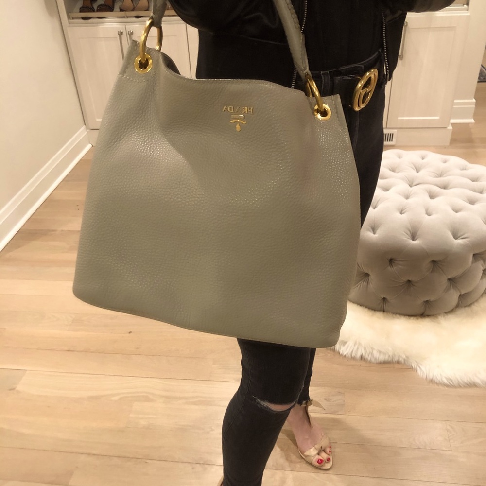 Prada bag (light gray) - Authentic